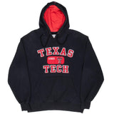 Vintage Texas Tech Red Raiders Champion Black Hoodie Sweatshirt 2000S Size Large