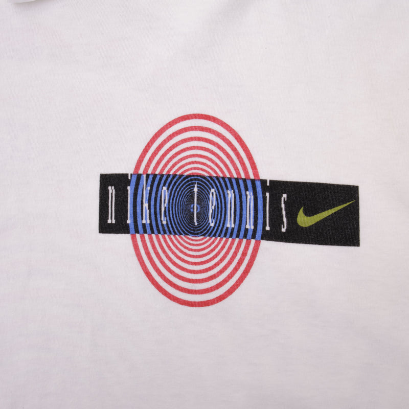 VINTAGE NIKE TENNIS HEAVY SPIN TEE SHIRT EARLY 1990S XL MADE IN USA