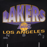 Vintage NBA Los Angeles Lakers Front Row Hoodie Sweatshirt 1992 Size XL Made In USA