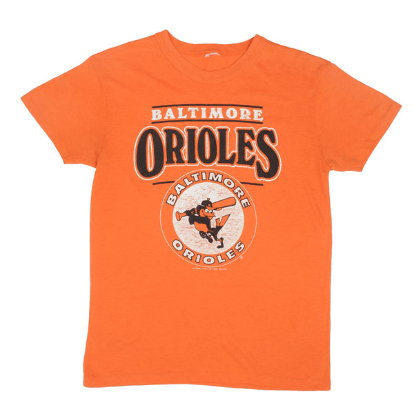 Vintage Mlb Baltimore Orioles 1988 Tee Shirt Size Medium With Single Stitch Sleeves