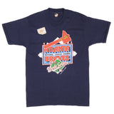 Vintage Mlb Atlanta Braves World Series 1991 Tee Shirt Size Medium Made In Usa With Single Stitch