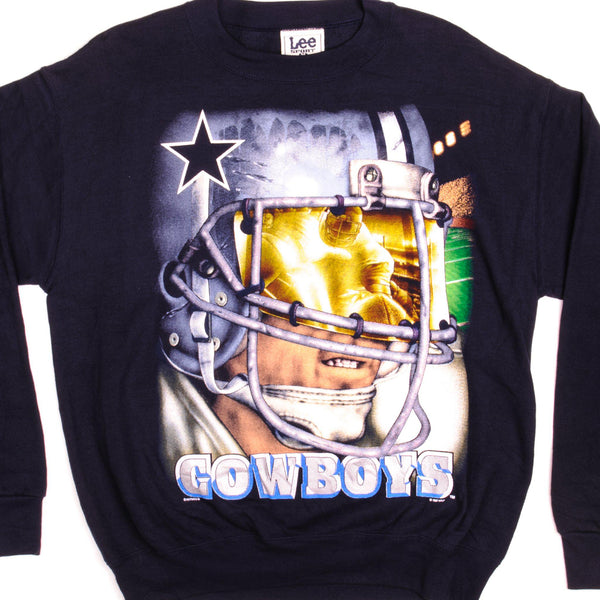 SUDADERA VINTAGE NFL DALLAS COWBOYS 1997 TALLA MEDIANA FABRICADA EN EE. UU.