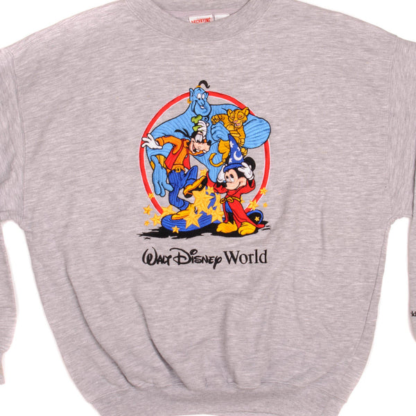 VINTAGE WALT DISNEY WORLD ALADDIN SWEATSHIRT 1990s SIZE LARGE