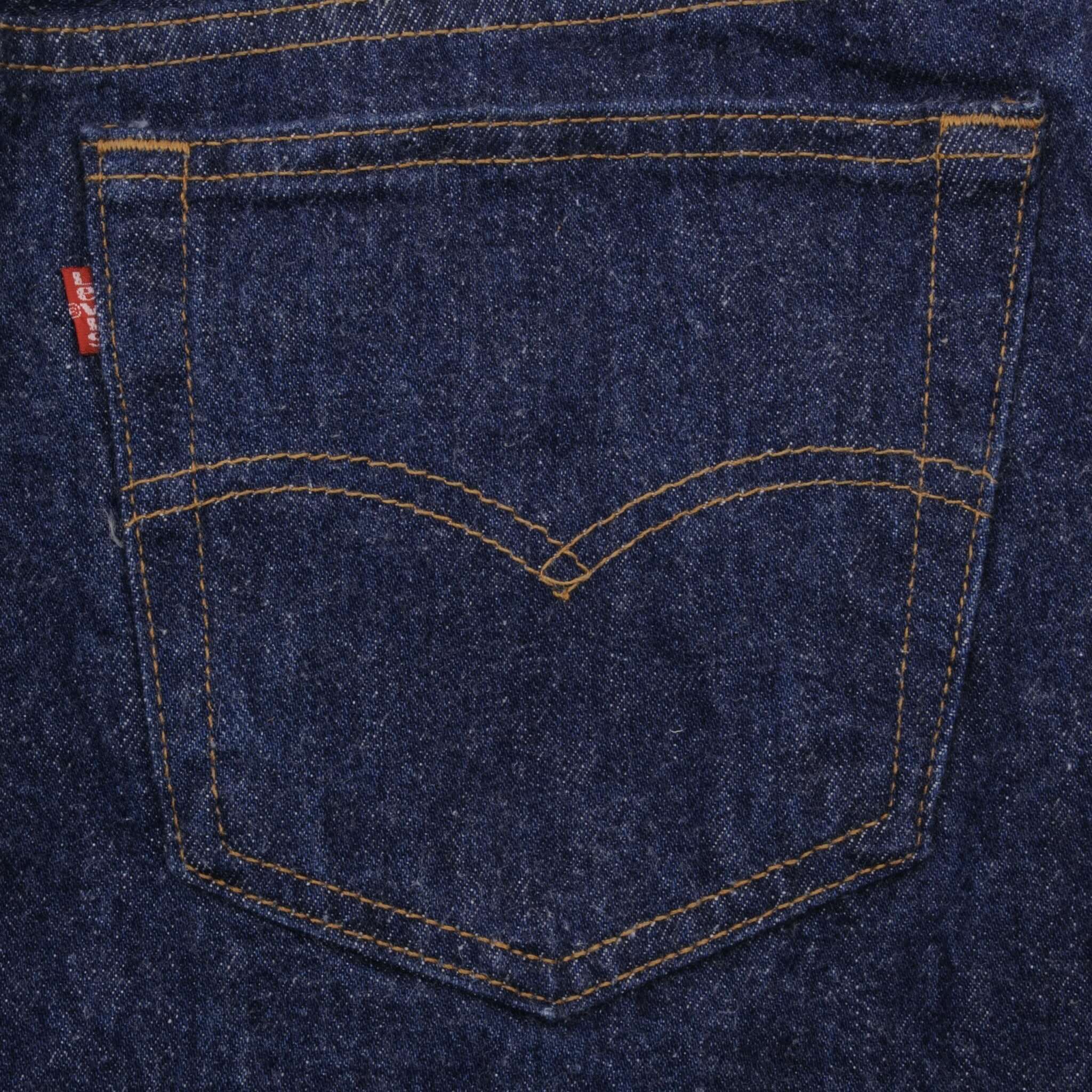 VINTAGE LEVIS 501 JEANS INDIGO 1980S SIZE W35 L30 MADE IN USA