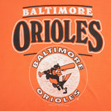 Vintage Mlb Baltimore Orioles 1988 Tee Shirt Size Medium With Single Stitch Sleeves