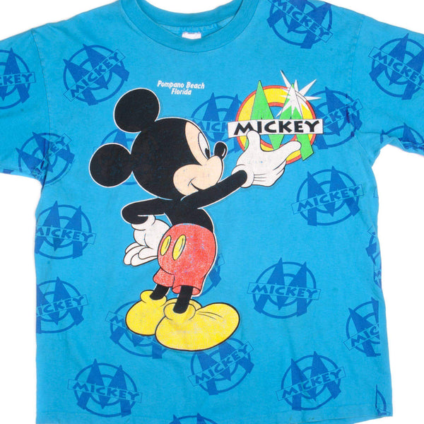 CAMISETA VINTAGE DE MICKEY MOUSE, AÑOS 90, TALLA GRANDE, FABRICADA EN EE. UU.