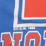 Vintage Nhl Quebec Nordiques 1988 Tee Shirt Size Large Made In Canada