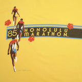 Vintage Crazy Shirt Honolulu Marathon Finisher 1985 Tee Shirt Small Made In Usa With Single Stitch Sleeves