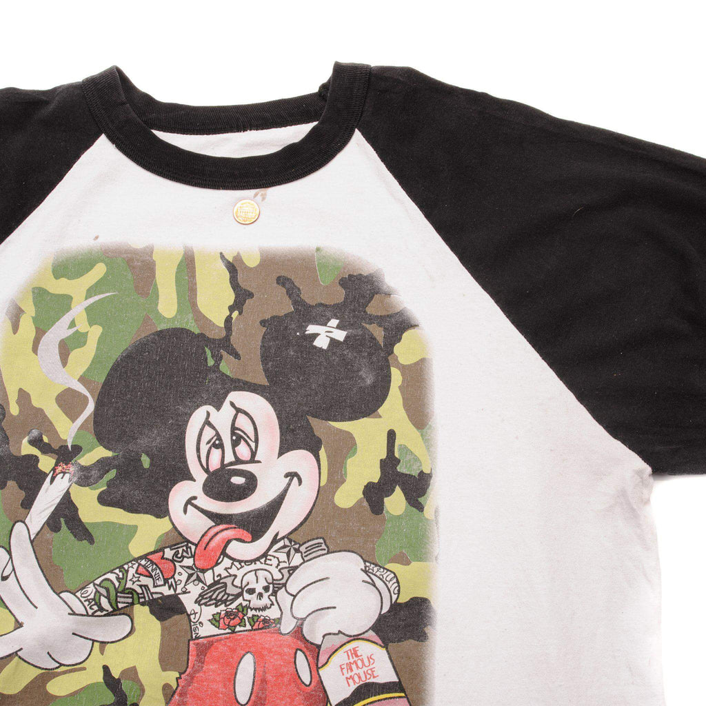 Vintage Mickey raglan shops