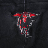 Vintage Texas Tech Red Raiders Champion Black Hoodie Sweatshirt 2000S Size Large