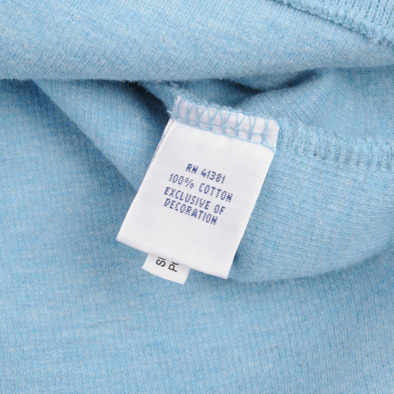 Vintage Polo Ralph Lauren Light Blue Quarter 1/4 Zip Sweatshirt Size Small 