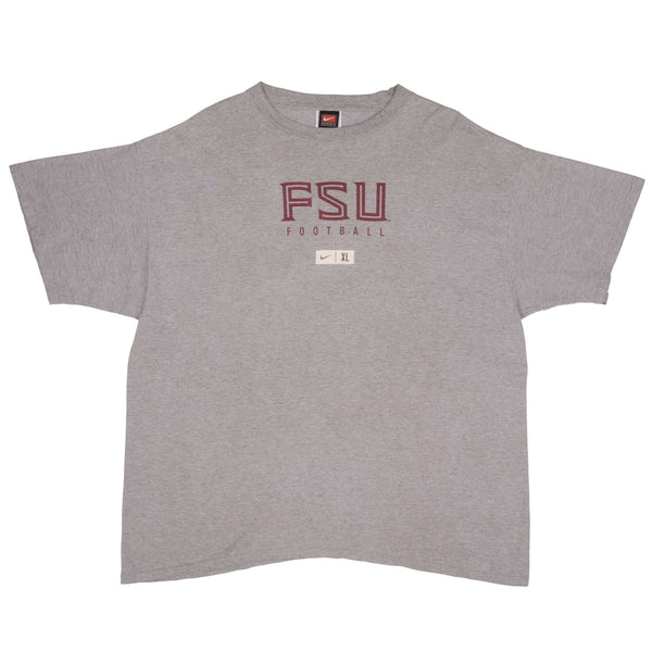 Vintage Nike Ncaa Florida State University Football Tee Shirt 1990S Size XL