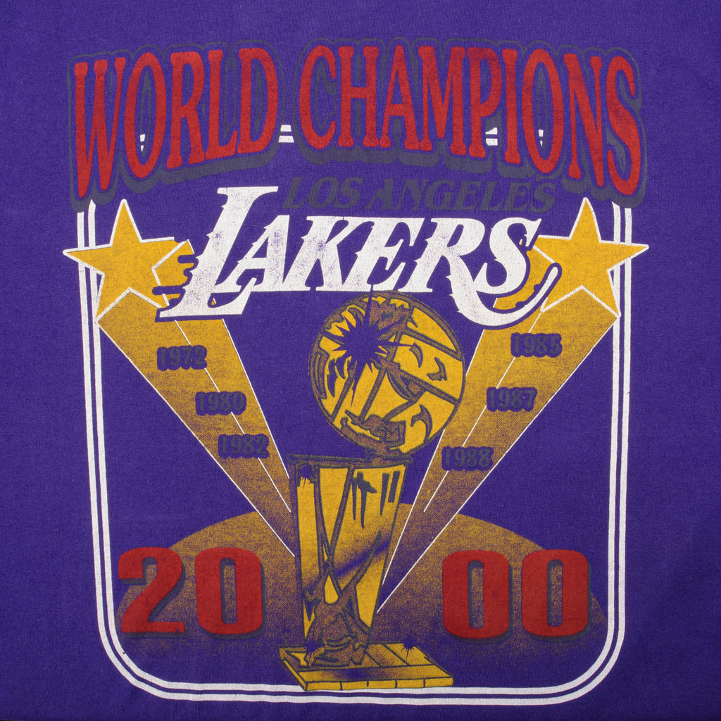 Buy Vintage 00s Lakers Los Angeles NBA Finals Champs X Lee T Shirt Online  in India 