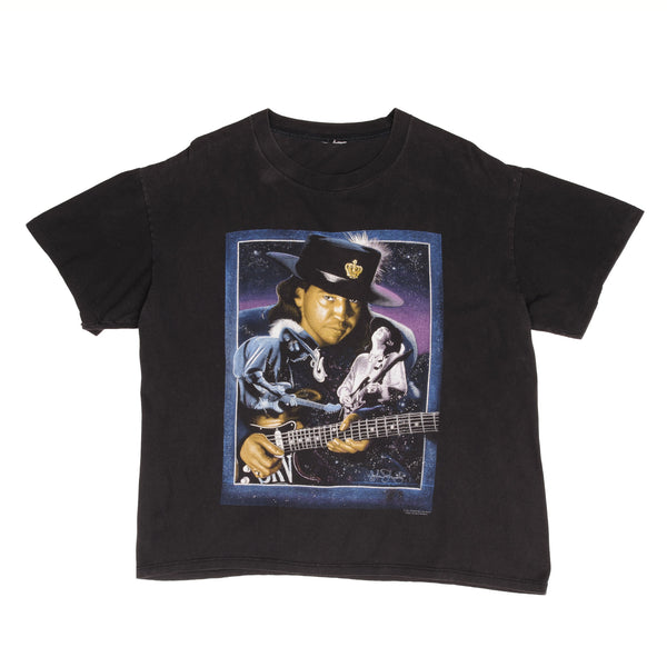 Vintage Stevie Ray Vaughan 1991 Tee Shirt Size XL With Single Stitch Sleeves