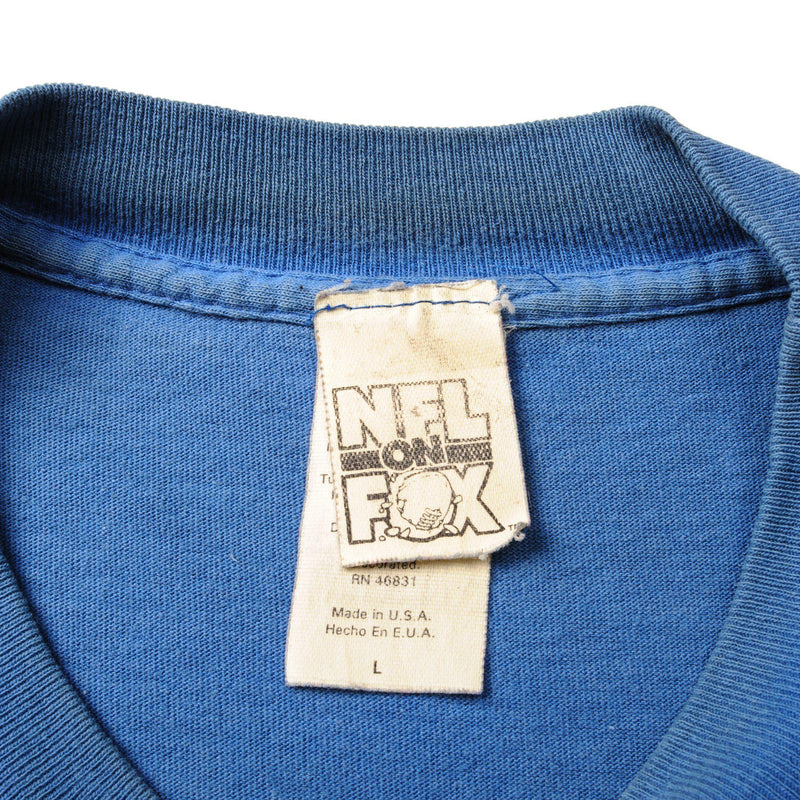 NFL On Fox Vintage Label Tag 1997 1990s 90s