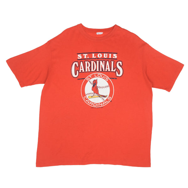 Vintage Mlb St Louis Cardinals Tee Shirt 1988 Size XL Made In Usa With Single Stitch Sleeves