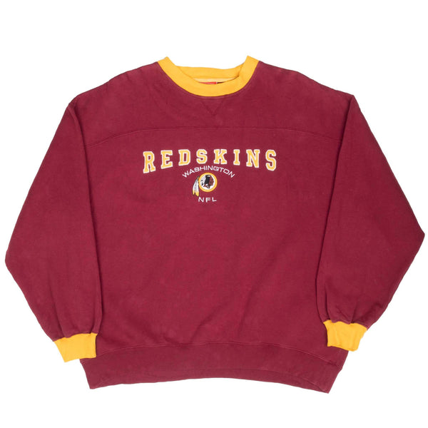 Vintage Nfl Washington Redskins Embroidered Sweatshirt 2000S Size XL