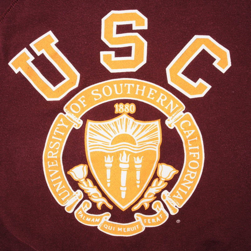 Vintage USC University of California Trojans Tultex Sweatshirt 1980s Size Large Made In USA