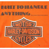 CAMISETA VINTAGE CHAMPION HARLEY DAVIDSON, AÑOS 70, TALLA PEQUEÑA, FABRICADA EN EE. UU.