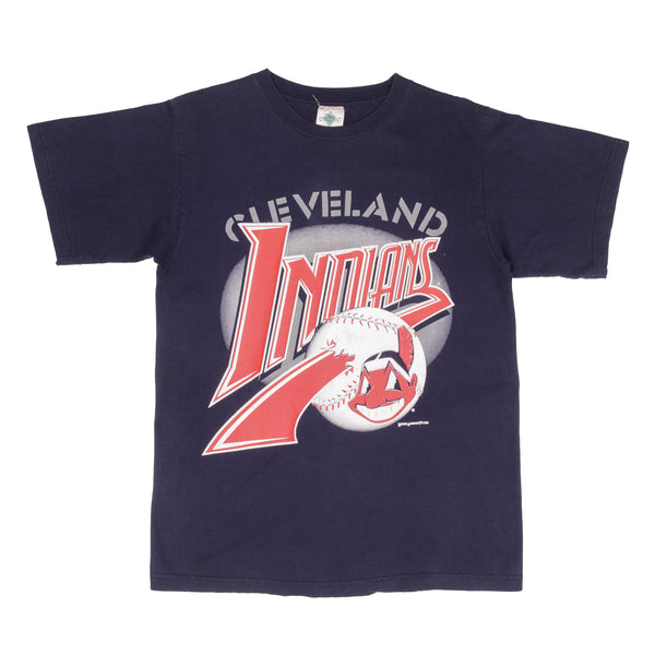 CAMISETA ANTIGUA DE LA MLB DE LOS CLEVELAND INDIANS DE 1996, TALLA GRANDE