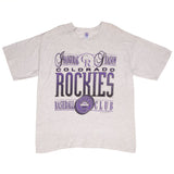 Vintage Mlb Colorado Rockies 1993 Tee Shirt Size XL Made In Usa