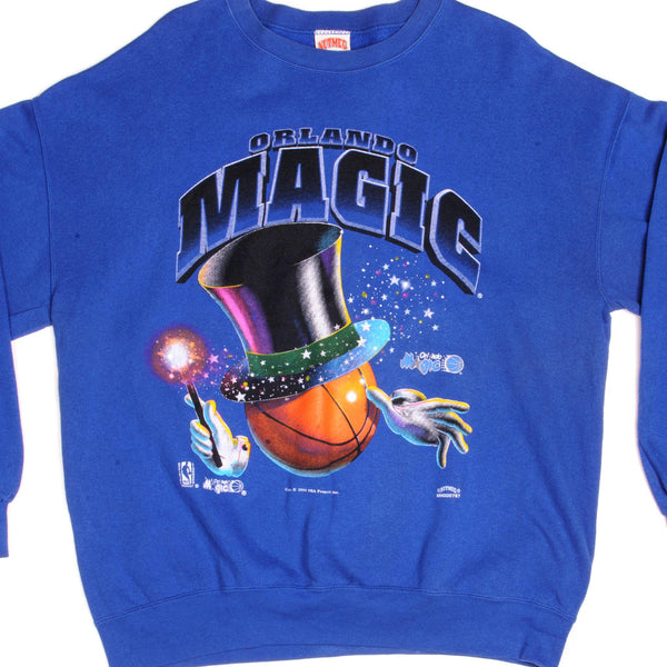 SUDADERA VINTAGE NBA ORLANDO MAGIC 1994 TALLA XL FABRICADA EN EE. UU.