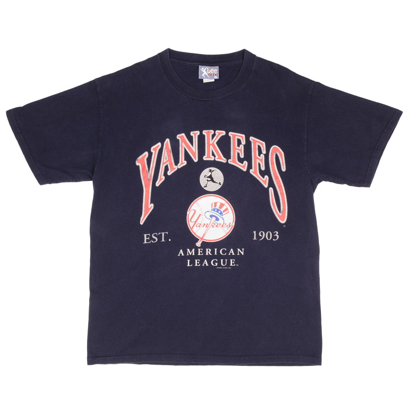 Vintage Mlb New York Yankees 1996 Tee Shirt Size Large Made In Usa