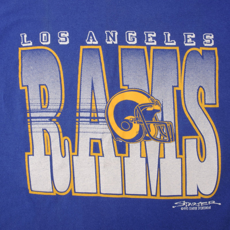 VINTAGE NFL LOS ANGELES RAMS 1990 TEE SHIRT SIZE MEDIUM MADE IN USA