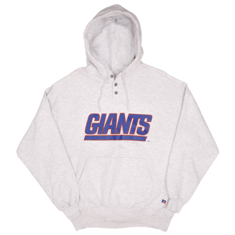 Vintage Nfl New York Giants Russell Heavyweight Hoodie Sweatshirt Size 2XL 1990S Made In USA