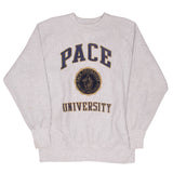 Vintage New York Pace University Reverse Weave Sweatshirt 1990S Size XL Made In USA