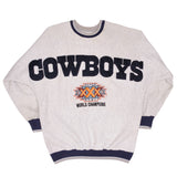 Vintage NFL Dallas Cowboys Super Bowl XXX Champions 1996 Legends Athletics Sweatshirt Size Large Made In USA