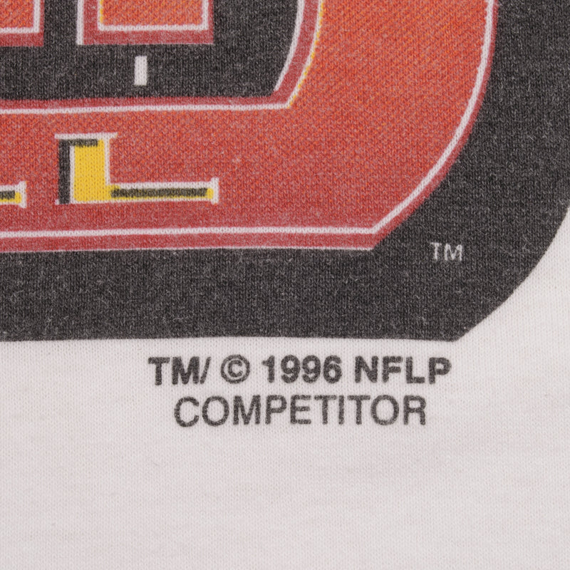 Vintage Nfl Washington Redskins 1996 Tee Shirt Size XL With Single Stitch Sleeves