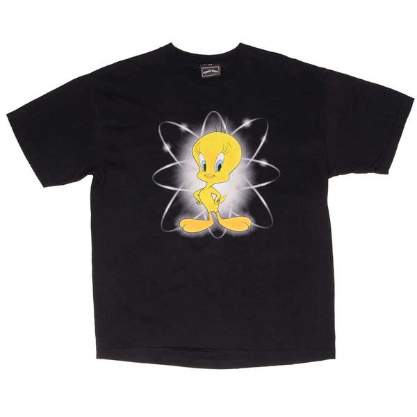 Vintage Looney Tunes Tweety Atom Tee Shirt 1998 Size XL