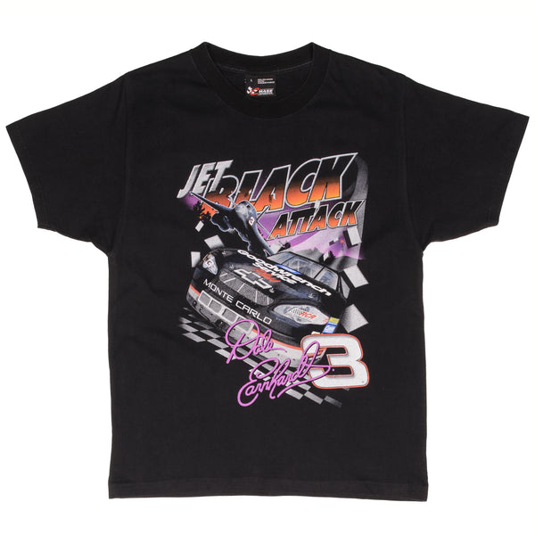 Vintage Nascar Dale Earnhardt Jet Black Attack 2000 Tee Shirt Size Large