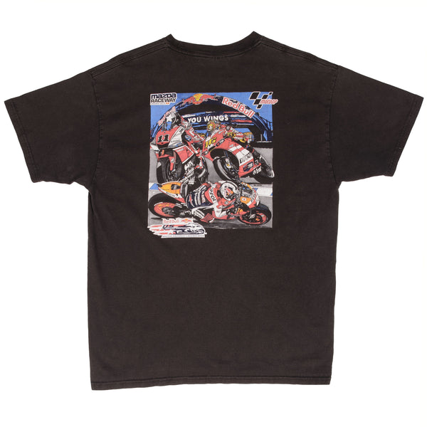 Vintage Moto Gp Us Red Bull Grand Prix 2000S Tee Shirt Size Large