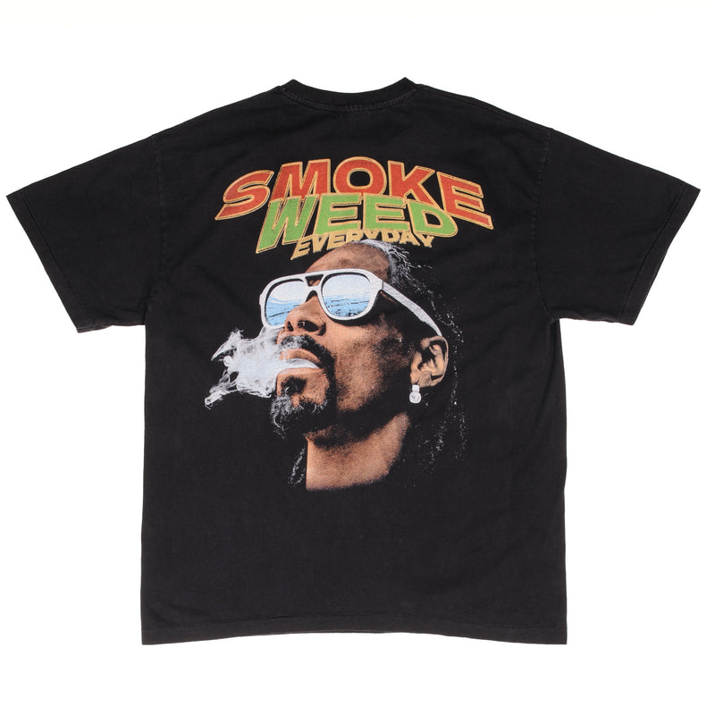 Bootleg Snoop Dogg Snoop Loop Smoke Weed Everyday Rap Tee Shirt Size XL Single Stitch