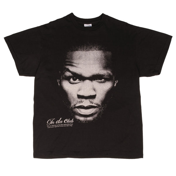 Bootleg Fifty 50 Cent In Da Club Rap Tee Shirt Size XL Single Stitch