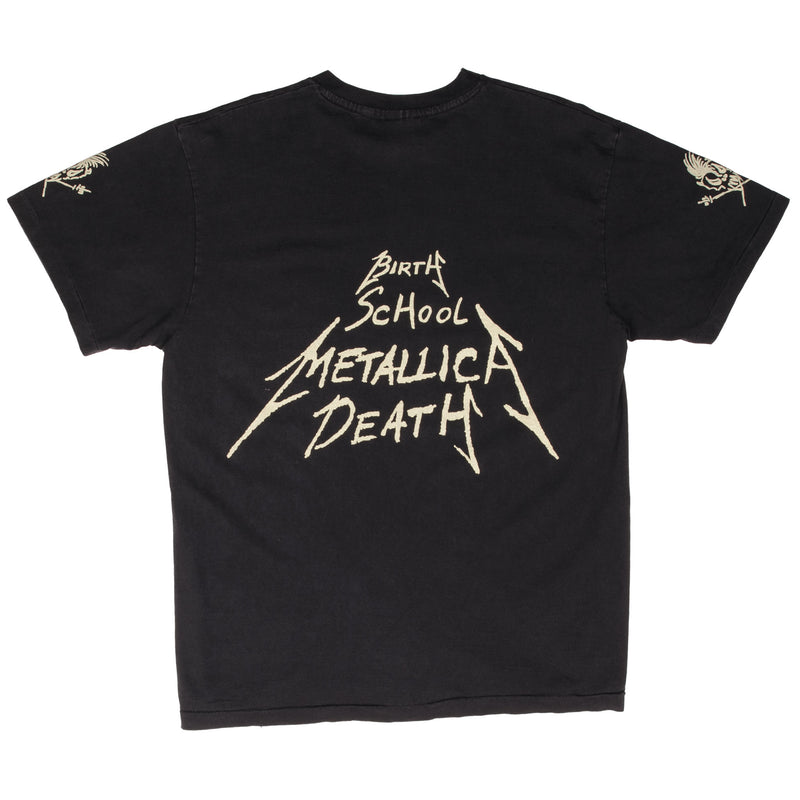 Bootleg Metallica Birth School Metallica Death&nbsp;1992 Tee Shirt Size XL Made In Usa With Single Stitch Sleeves