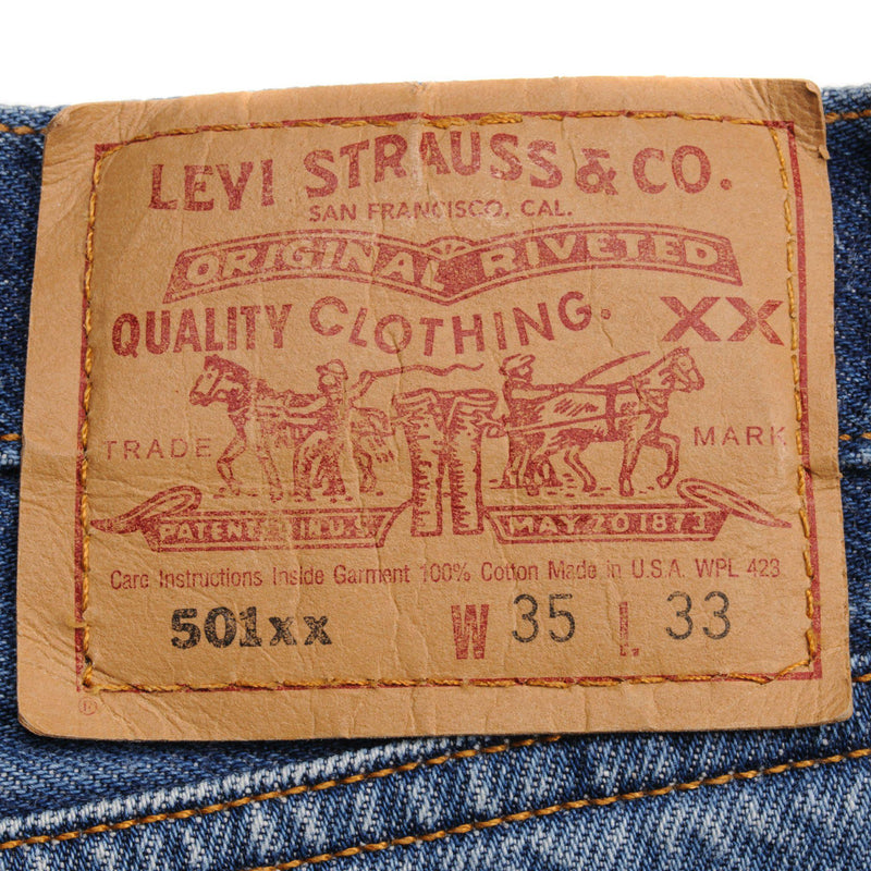 VINTAGE LEVIS 501 JEANS SIZE 33X29 W33 L29 MADE IN USA - Vintage rare usa Jeans