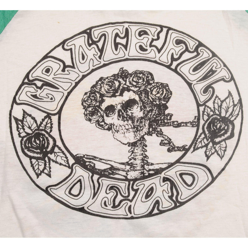 CAMISETA RAGLÁN VINTAGE GRATEFUL DEAD 1979 TALLA PEQUEÑA FABRICADA EN EE. UU.