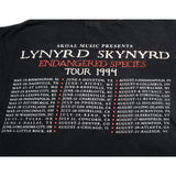 VINTAGE LYNYRD SKYNYRD TEE SHIRT ENDANGERED SPECIES TOUR 1994 SIZE LARGE MADE IN USA