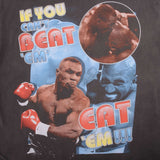 Bootleg Boxing Tee Shirt Mike Tyson If you can't Beat Then Bite Them Size Large Single Stitch