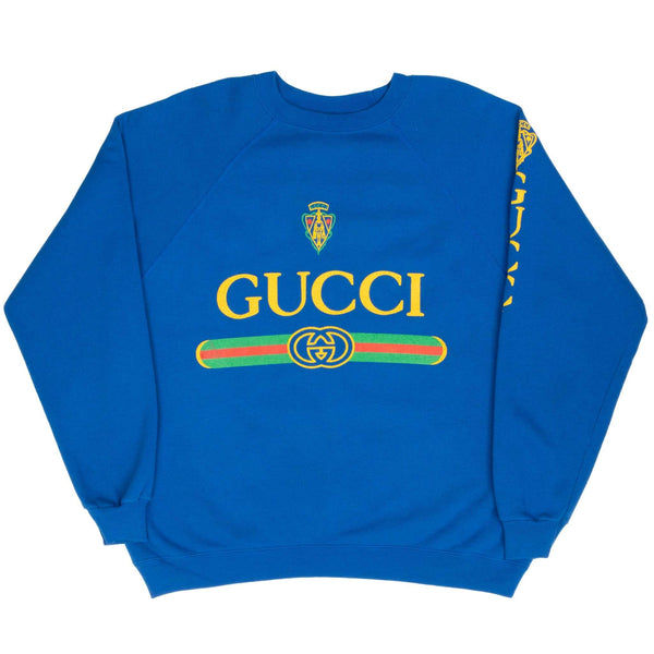 VINTAGE BOOTLEG GUCCI HANES SWEATSHIRT 1990S XL MADE IN USA