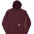 Vintage Carhartt Classic Burgundy Hoodie Sweatshirt Size XL