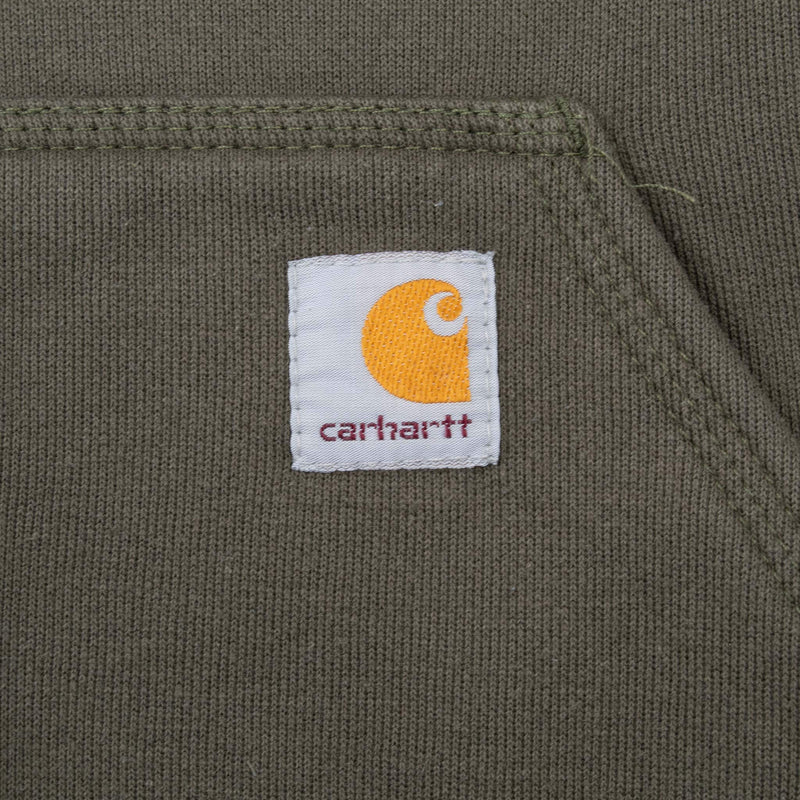 Vintage Carhartt Us Coast Guard Southwest Asia Green Hoodie Size Medium