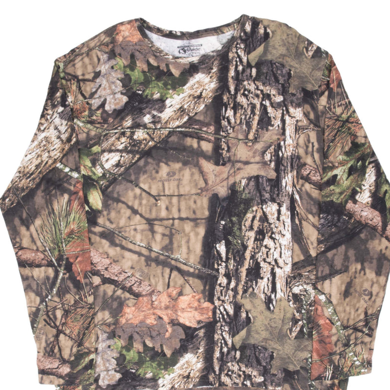 Vintage Hunting Mossy Oak Break Up Country Camo Long Sleeve Tee Shirt Size Large