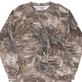 Vintage Hunting Realtree Max 1 Camo Long Sleeve Pocket Tee Shirt Size Medium