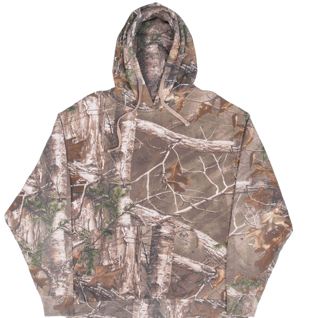 Vintage Hunting Realtree Xtra Camo Hoodie Sweatshirt Size Large