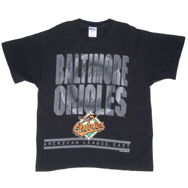 Vintage Mlb Baltimore Orioles 1997 Tee Shirt Size Large Made In Usa With Single Stitch Sleeves