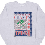 Vintage Mlb Minnesota Twins 1991 Champions Sweatshirt Size Large Made In USA